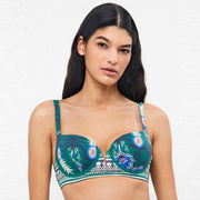 Costume due pezzi con slip vita alta regolabile e reggiseno con coppa preformata - 2/30338D