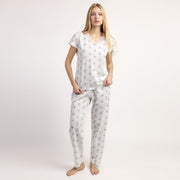 Pigiama pantalone lungo e maglia mezza manica - 64561-0