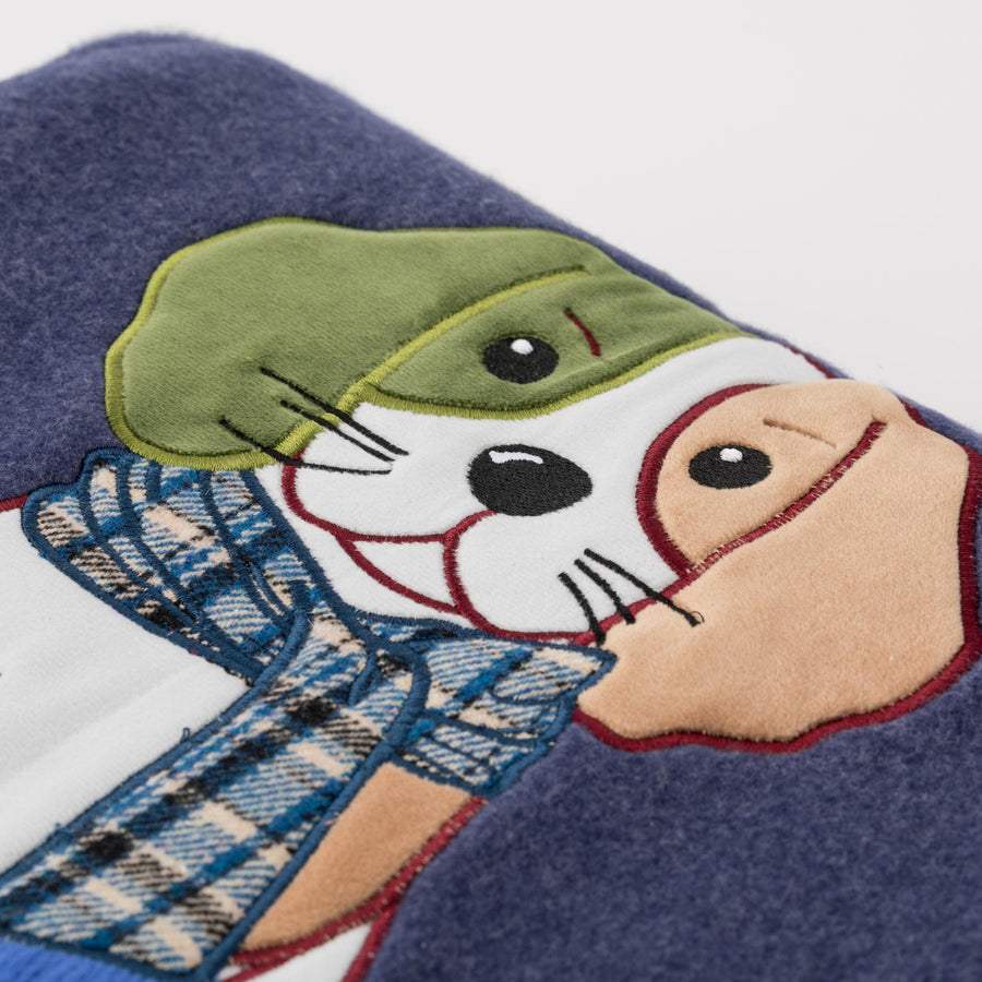 Henry plaid - Plaid Ricamato Animals