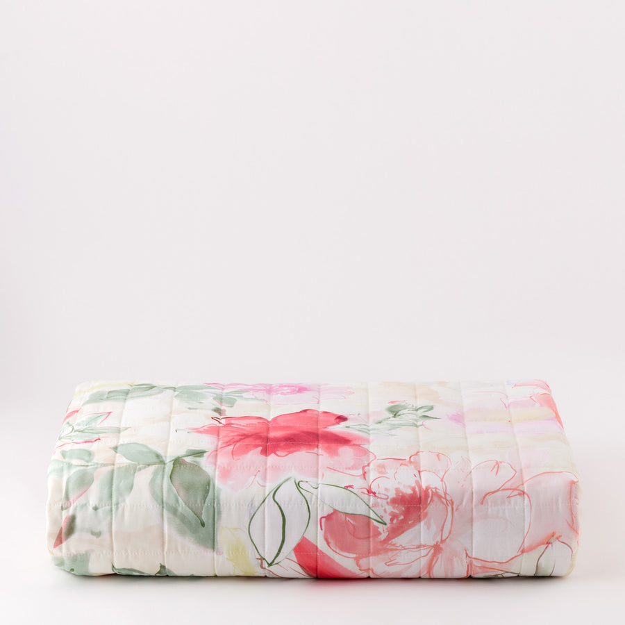 Trapuntino in percalle di cotone - Fleur Quilt