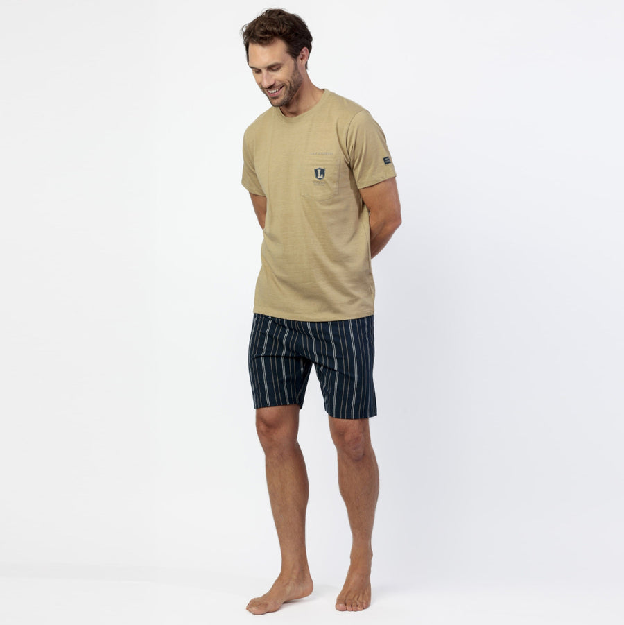 Pigiama uomo mezza manica pantalone corto - 64755-0