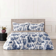 Toile de Jouy Completo letto Matrimoniale in raso 300 fili