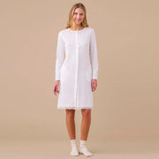 LA3416 - Vestaglia jersey invernale aperta avanti con abbottonatura nascosta