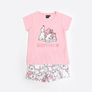 Pigiama Aristogatti mezza manica Sleepy mood - 63258-0