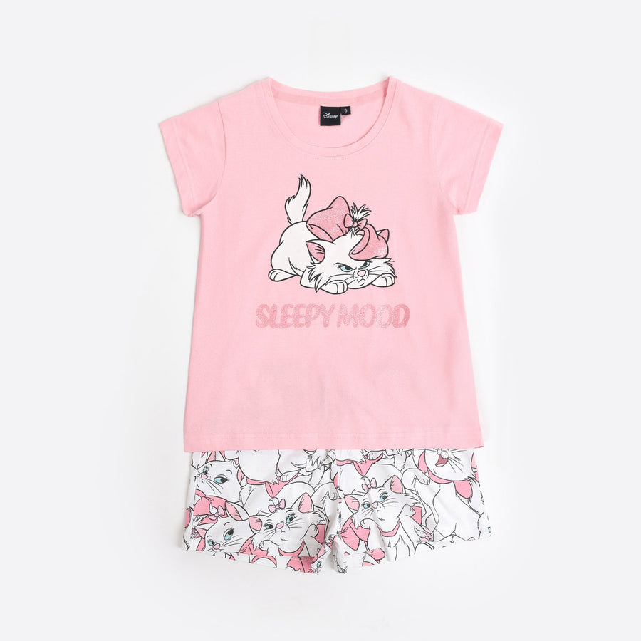 Pigiama Aristogatti mezza manica Sleepy mood - 63258-0