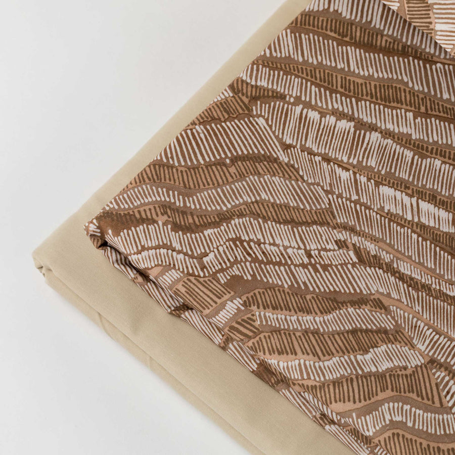 Cody completo letto - Lenzuolo copriletto in percalle Cody