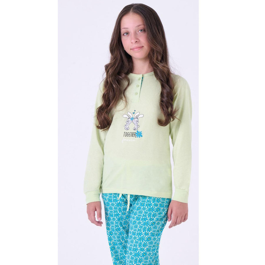Pigiama bimba manica lunga e pantalone lungo - 3685L
