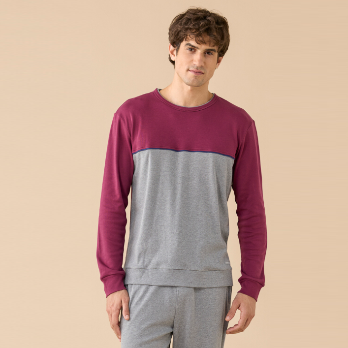 FC3317AB - Pigiama uomo invernale in caldo cotone