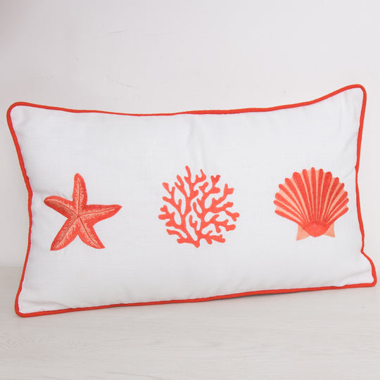 Cuscino Tragara 30x50cm - Cuscino arredo 30x50cm ricamato sfoderabile