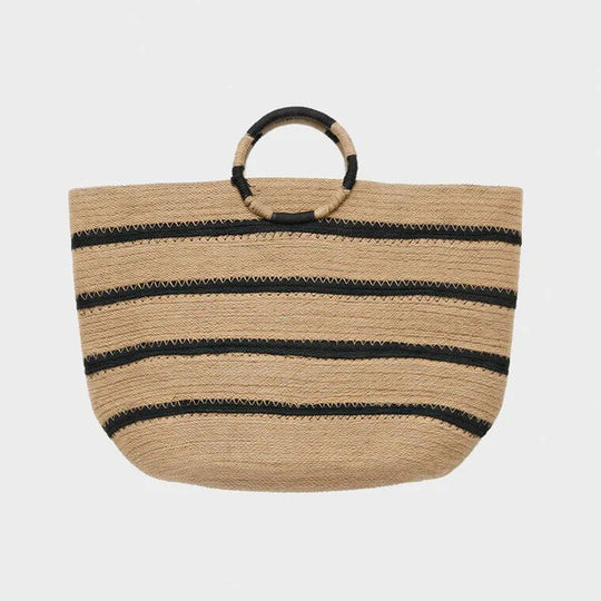 Borsa in paglia con manico rigido - 2/50113