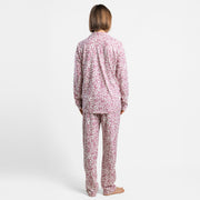 64604-0 - Pigiama a maniche lunghe in maglia con colletto a revers