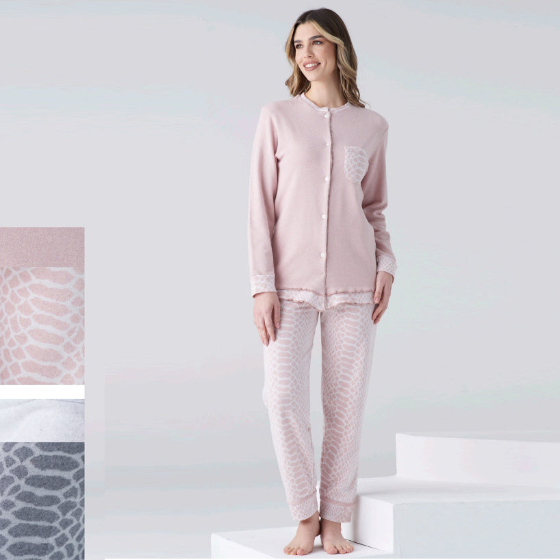 4210L - Pigiama donna aperto avanti