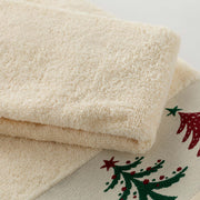 Forest glow - Set Asciugamani  in spugna Jacquard natalizi