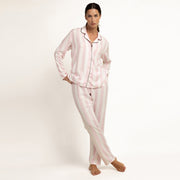 64623-0 -Pigiama da donna classico a maniche lunghe