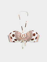 Costume due pezzi con slip vita alta regolabile e reggiseno a fascia - 2/30300