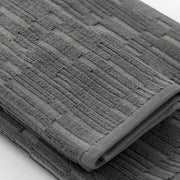 Sorku set 1+1 - Set in spugna jacquard 500gr con disegno a rilievo tinta su tinta