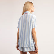 Pigiama Donna mezza manica modello camicia e pantalone corto - 64102-0