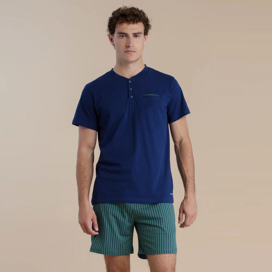 Pigiama uomo mezza manica e bermuda - FC3063AB