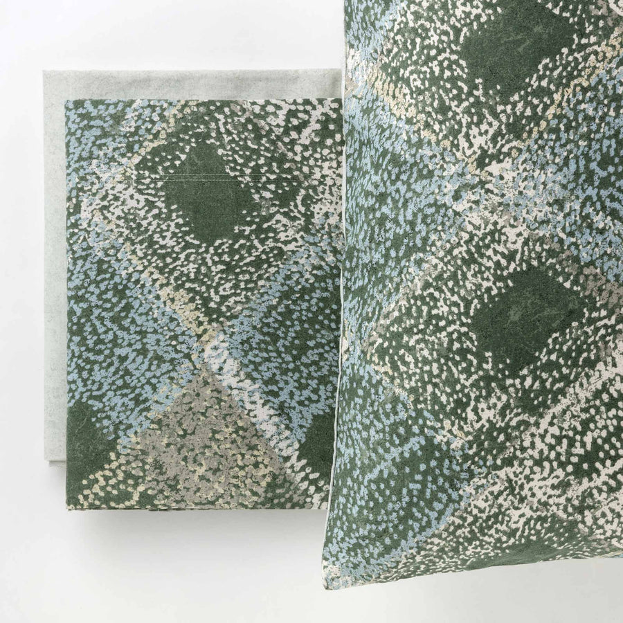 Nori completo letto - Lenzuolo Riviera in cotone Nori