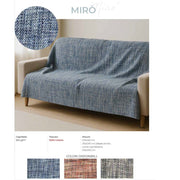 Miro' Copritutto Singolo tinto in filo 100% cotone
