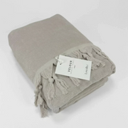 Telo Velour in spugna velour con frange annodate