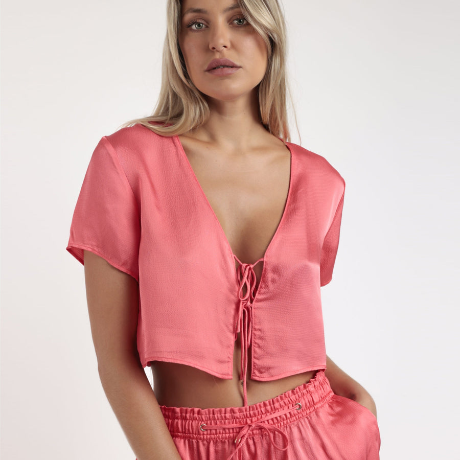 Pigiama Admas glam con chiusura laccetti - 63570-0