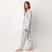 63584-0 - Pigiama in caldo cotone aperto avantitoile de jouy