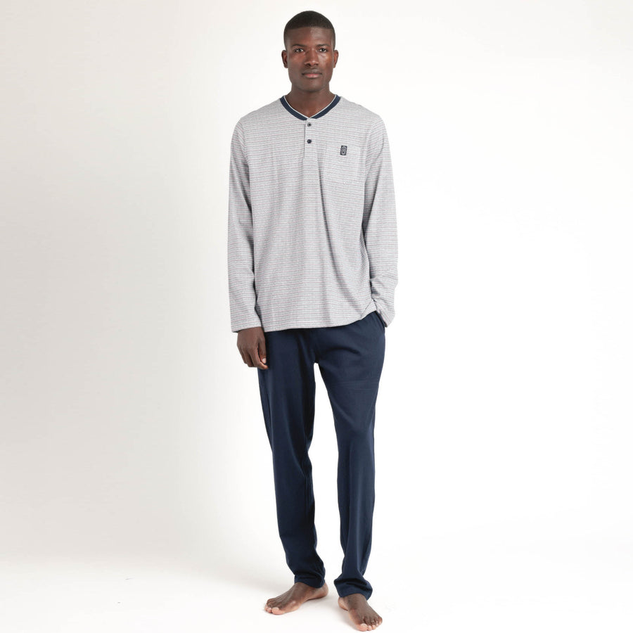 Pigiama uomo manica lunga e pantalone lungo - 63102-0