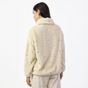 67305-0 - Giacca in coral con zip e stelline