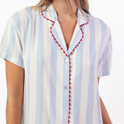 Camicia donna mezza manica aperta modello camicia - 61494-0