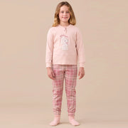 FE2533 - Pigiama bambina caldo cotone  barboncino