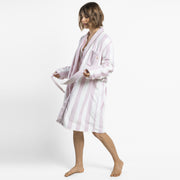 67386-0 - Vestaglia calda a maniche lunghe con righe leggere