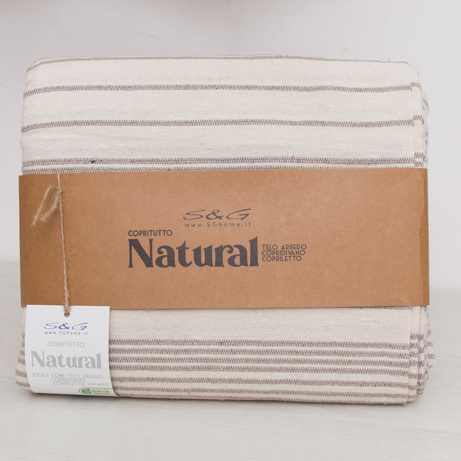 Natural Coverall Matrimoniale - Copritetto in cotone misura 250x250cm