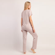Pigiama Donna mezza manica pantalone lungo in modale - 64104-0