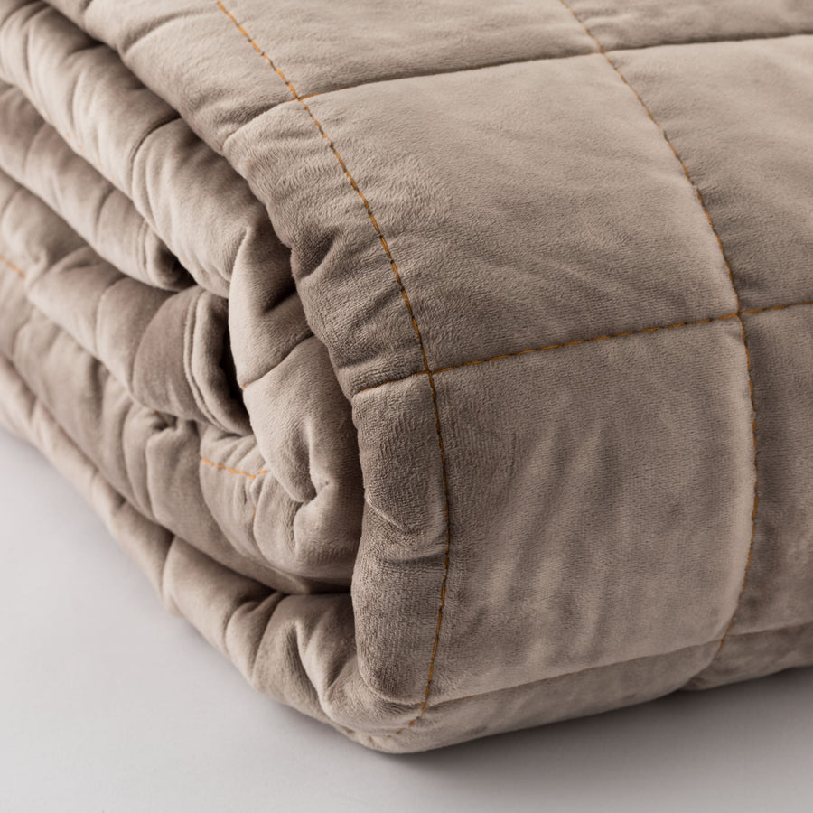 Selina quilt - Quilt Riviera in velluto Selina