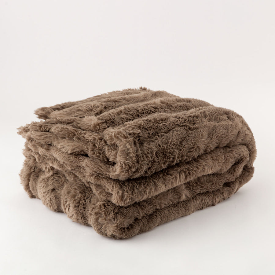 Owen plaid - Plaid In Ecopelliccia Owen