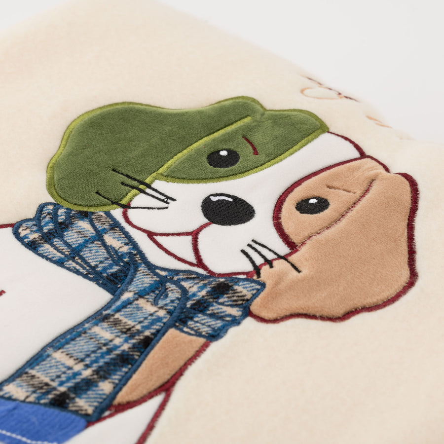 Henry plaid - Plaid Ricamato Animals