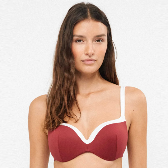 2/30631 - Costume due pezzi con coppa e slip vita alta