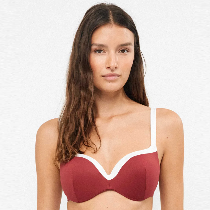 2/30631 - Costume due pezzi con coppa e slip vita alta