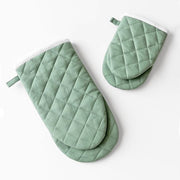 India guantoni - Set da 2 Guanti Da Forno India Maestri Cotonieri Home