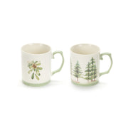 Mug in porcellana con manico smerlato - Mug North