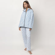 67305-0 - Giacca in coral con zip e stelline