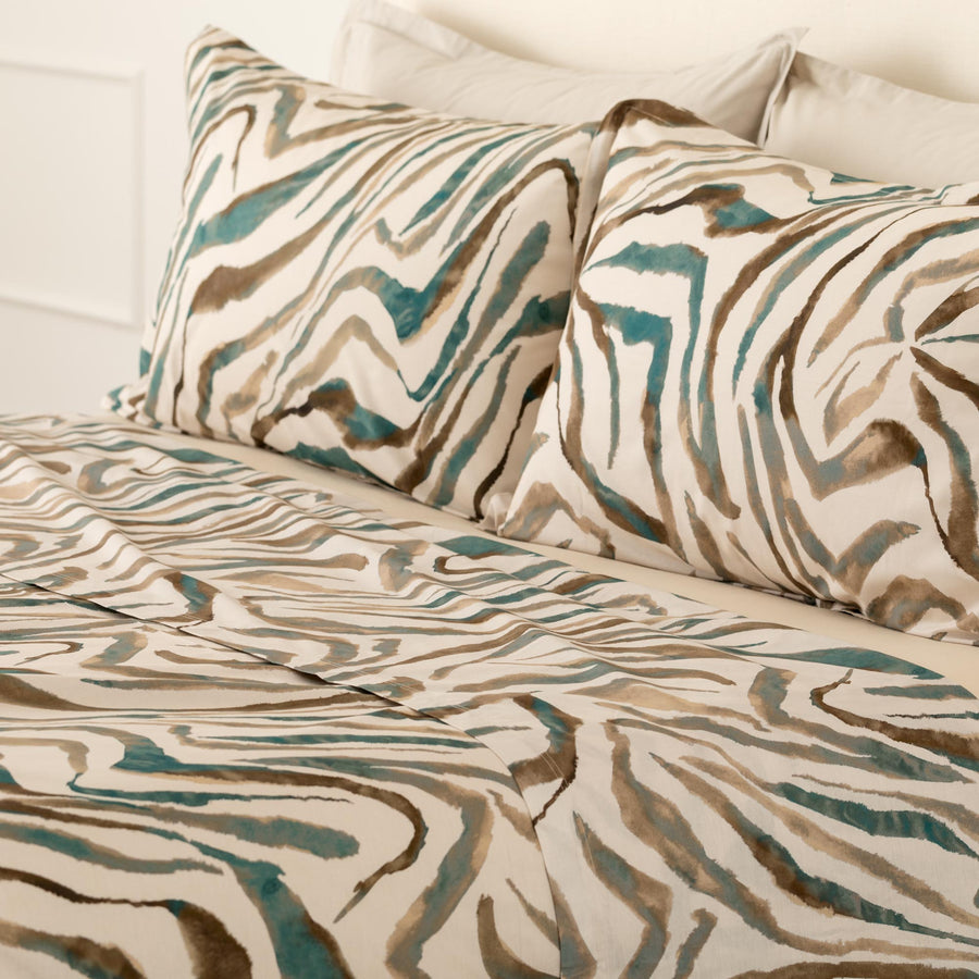 Zama Completo Letto copriletto in 100% percalle