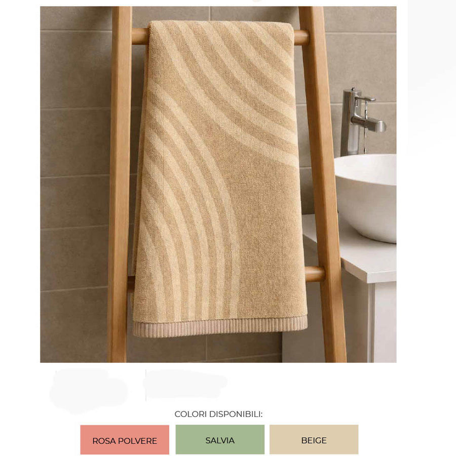 Norv Set  asciugamani 1+1 in cotone jacquard