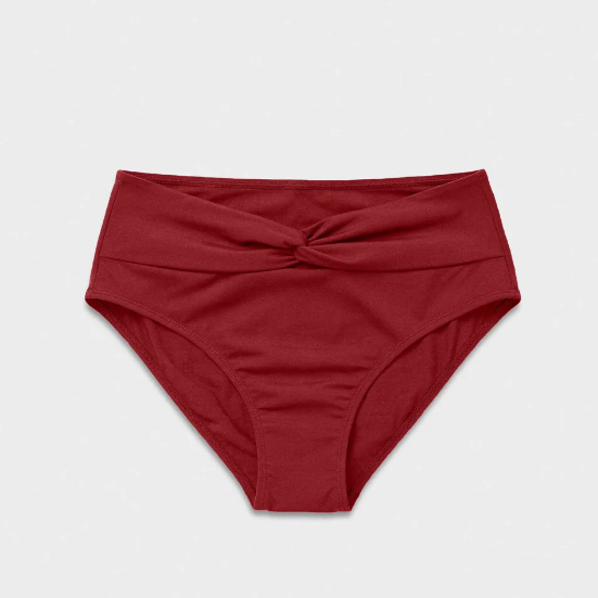 2/30414D - Costume due pezzi con coppa e slip vita alta con nodo