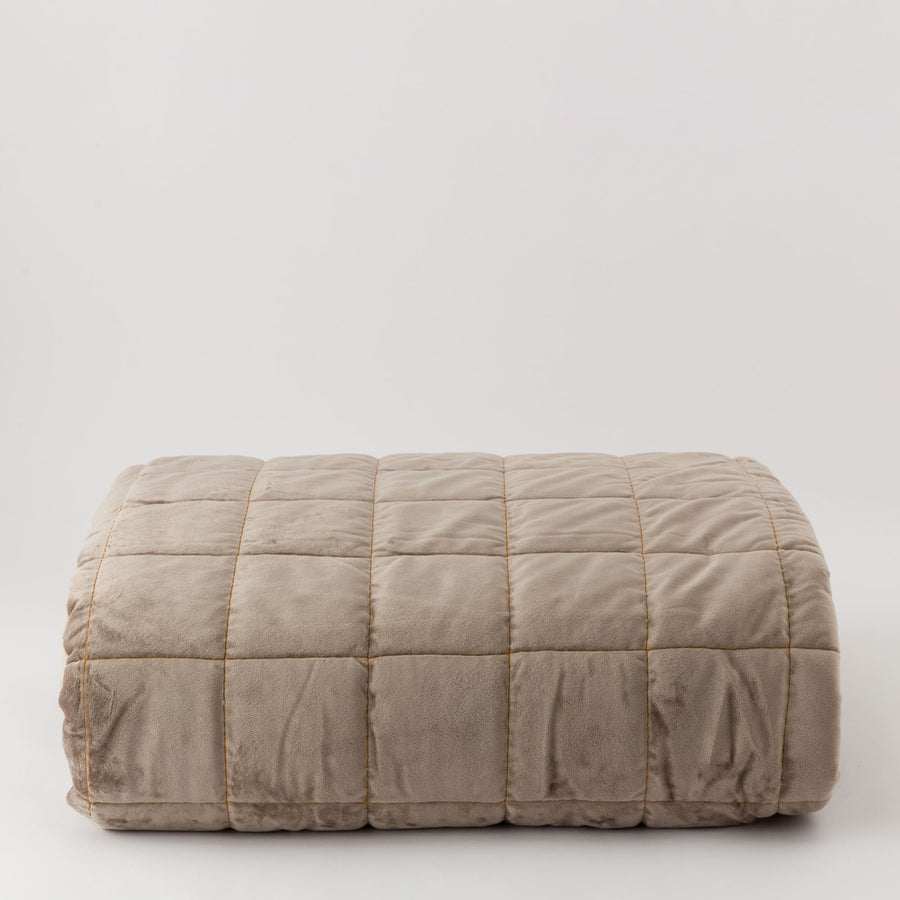 Selina quilt - Quilt Riviera in velluto Selina