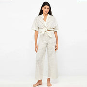 Camicione con pantalone in san gallo - 2/40045