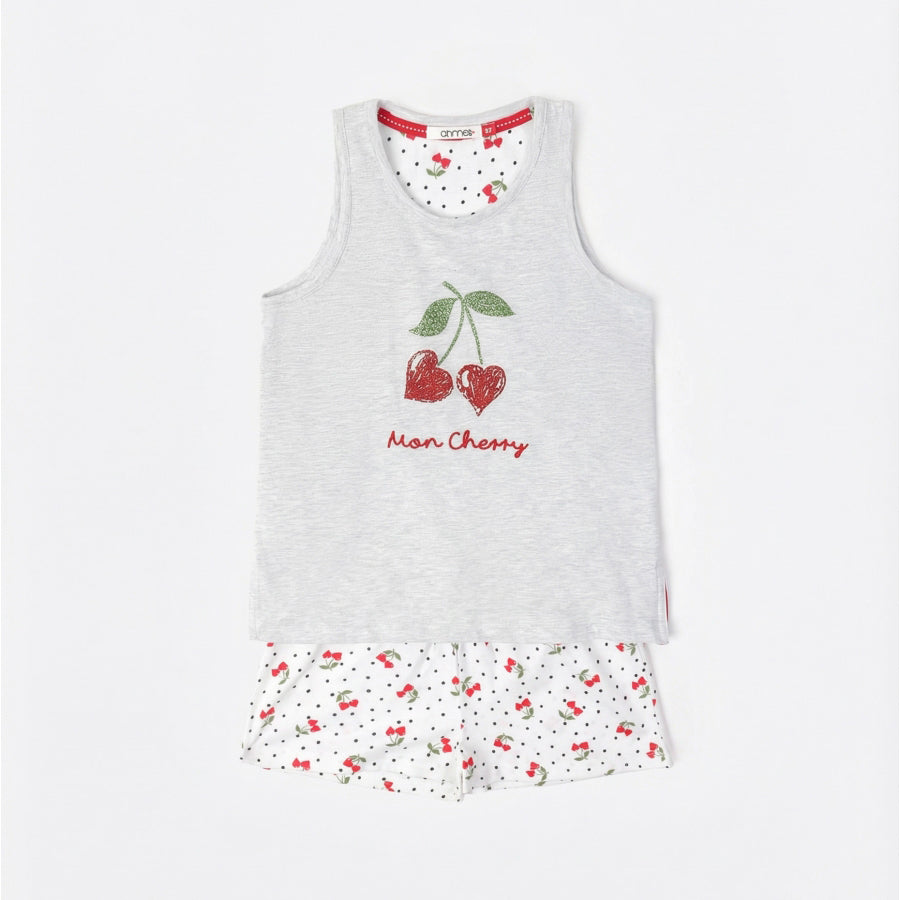 Pigiama bimba spalla larga cherry season - 64352-0