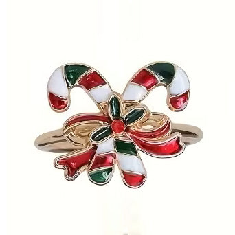 Candy - Legatovagliolo in metallo finitura oro con candy