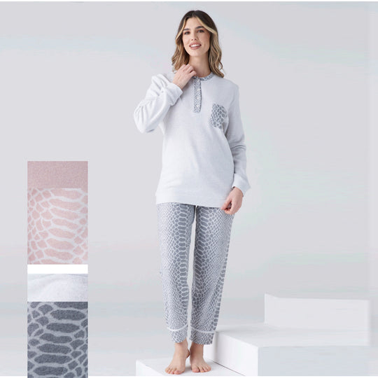4209L - Pigiama donna in punto milano